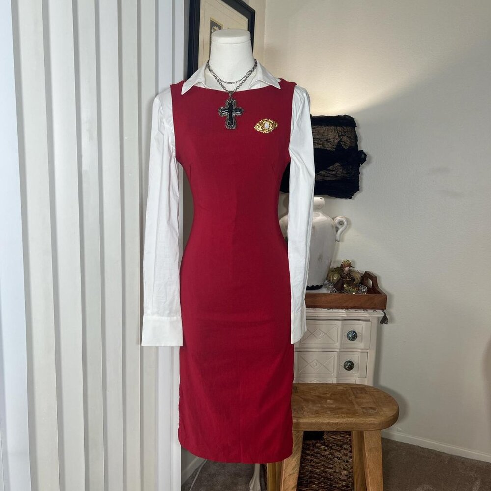 Y2k Forever 21 Office Core Dress